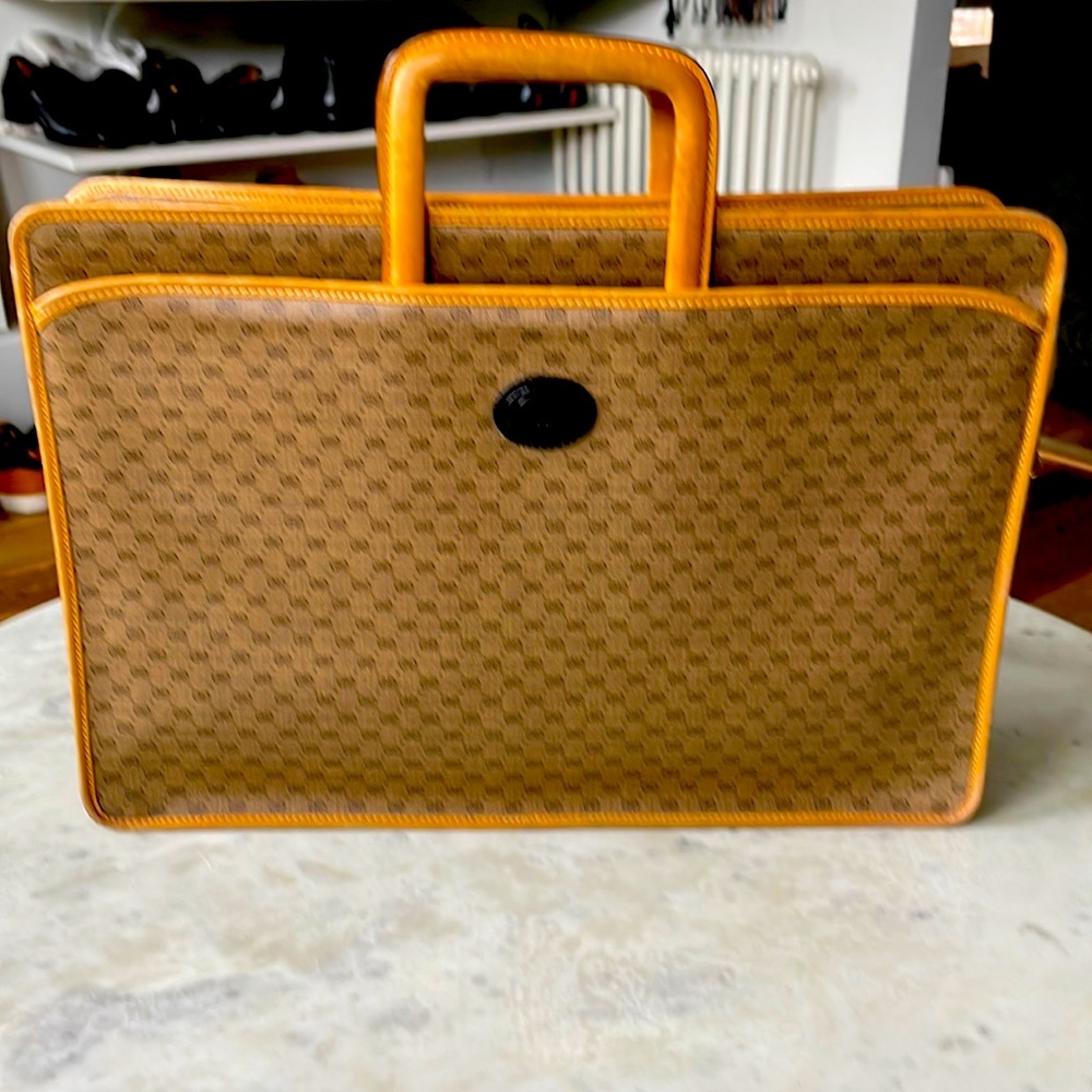 Classic Vintage Gucci Laptop Bag